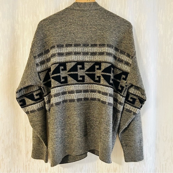 Vintage 80s Porto Cruz cottage grandpa cardigan - Picture 2 of 7